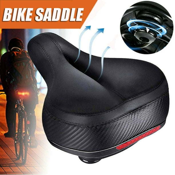 Best Wide Big Bum Soft Gel Cruiser Bike Saddle Bicycle Seat Air Cushion Pad US